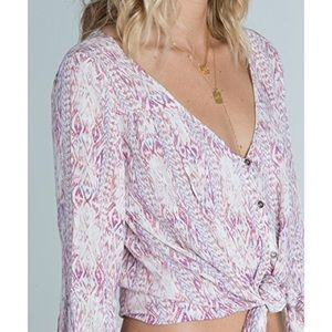 Billabong forget me knit top